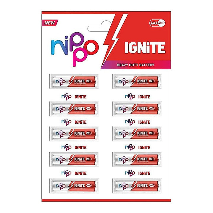Nippo Ignite 4NR AAA Battery Cell - 10 Pieces : 1 Unit