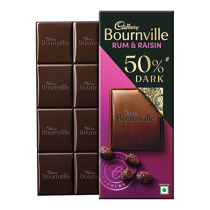 Cadbury Bournville Rum & Raisin : 78 g