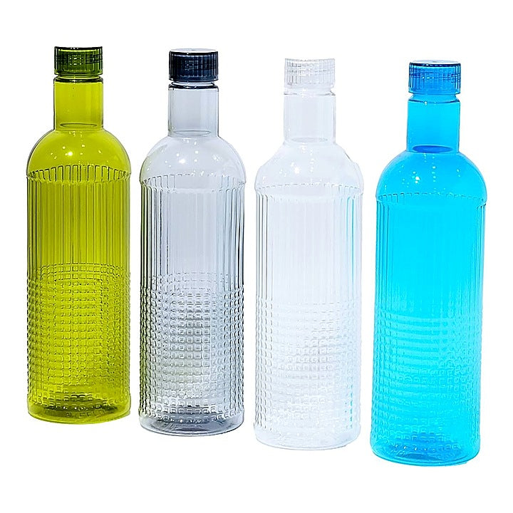 Steelo Cyrus Bottle (Multicolour) 1 L - Set Of 4 : 1 Unit