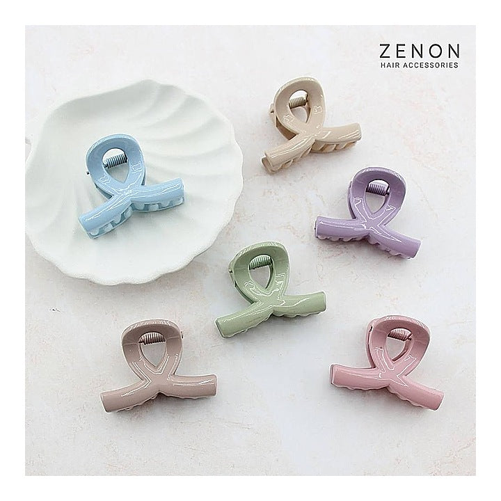 Zenon Medium Hair Claw Clip 2081 (Nude Gloss) Pack Of 6 : 1 Unit