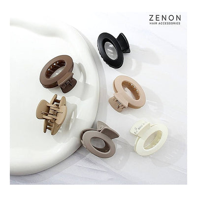 Zenon Medium Hair Claw Clip 2123 (Shades of Coffee) Pack Of 6 : 1 Unit