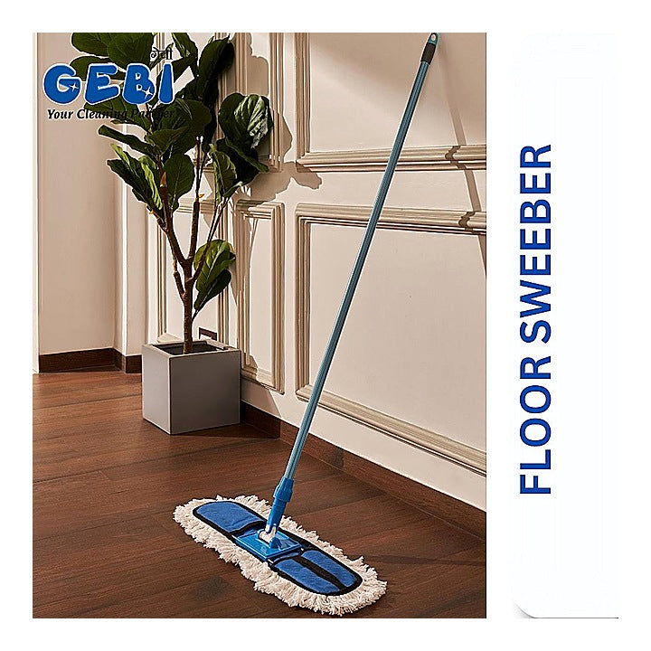 Gebi Floor Sweeper With Telescopic Handle (Blue) : 1 Unit