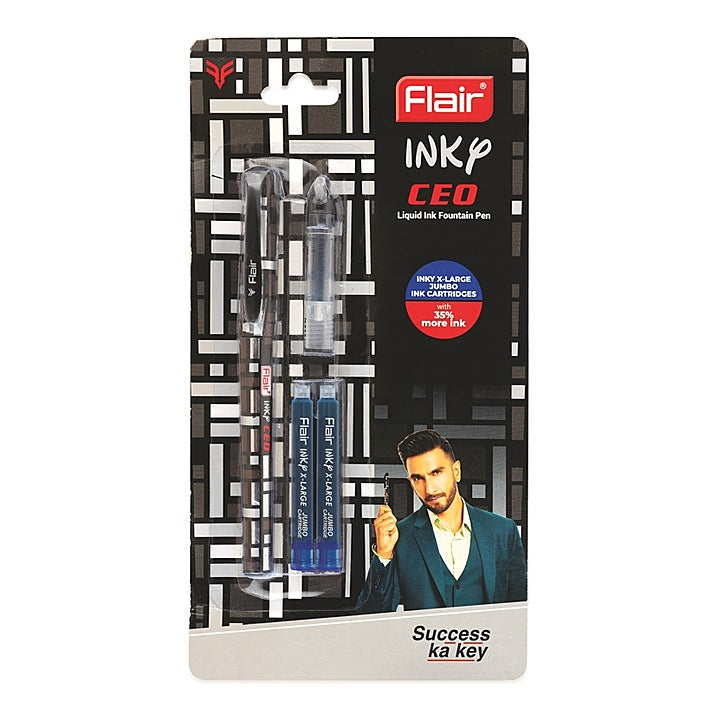 Flair Inky Ceo Fountain Pen (Blue) : 1 Unit