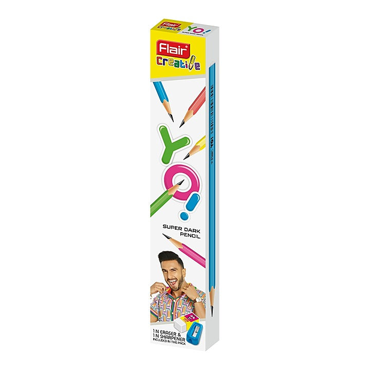 Flair Yo Super Dark Pencil - 10 Pieces : 1 Unit