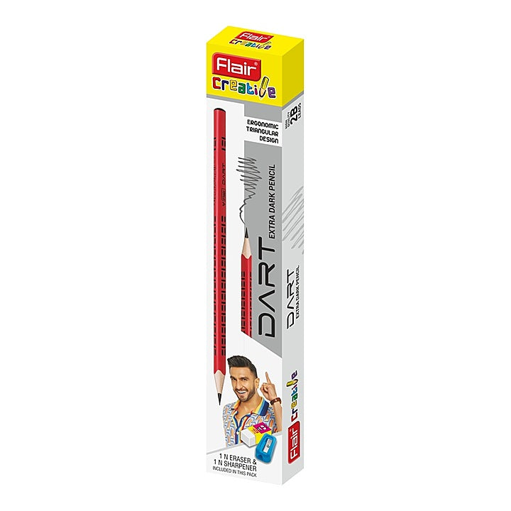 Flair Dart Extra Dark Pencil : 10 Pieces : 1 Unit