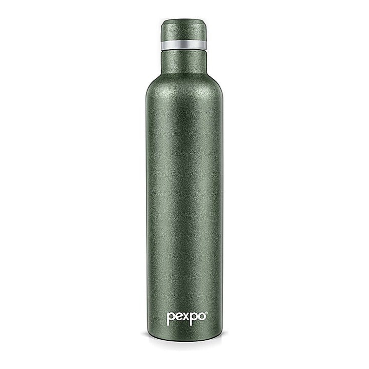 Pexpo Oreo Stainless Steel Insulated Hot & Cold Bottle (Green) 750 ml : 1 Unit