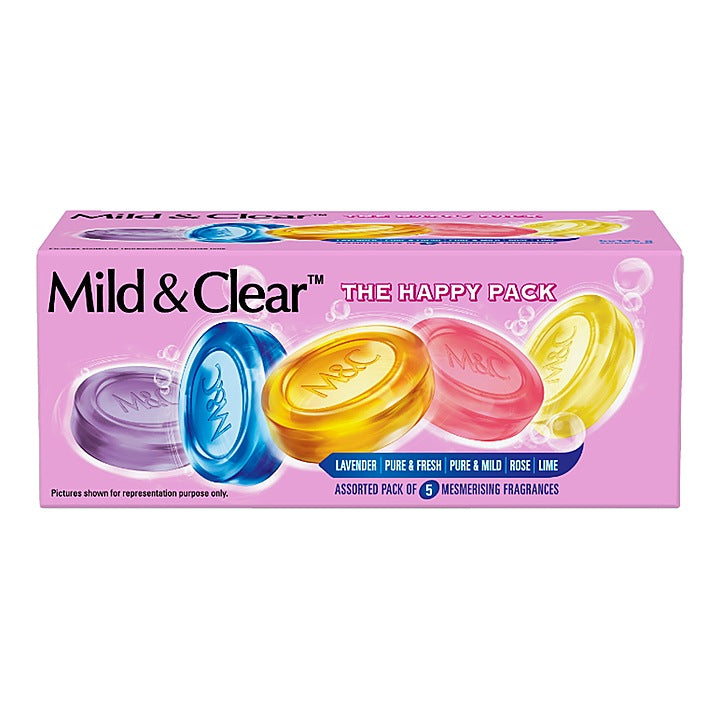 Mild & Clear The Happy Pack Bathing Bars : 5Ux125 g