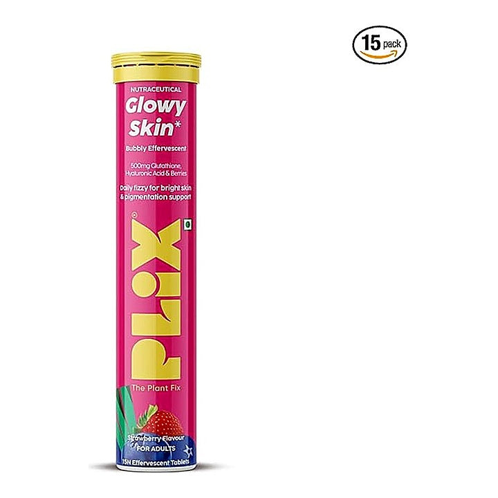 Plix Glowy Skin Tablets : 15 Unit