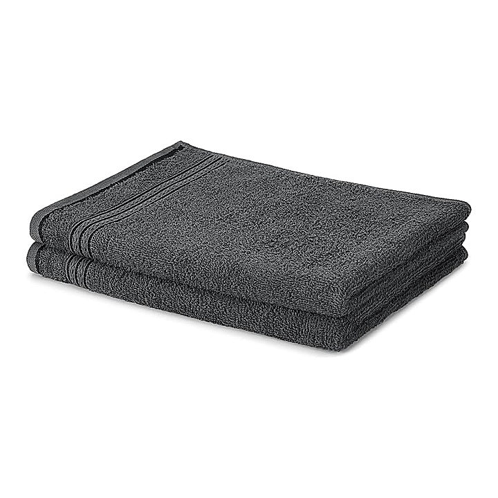 Welspun Glisten Everyday Hand Towel (40 x 60 cm) Dark Shadow - Pack Of 2 : 1 Unit
