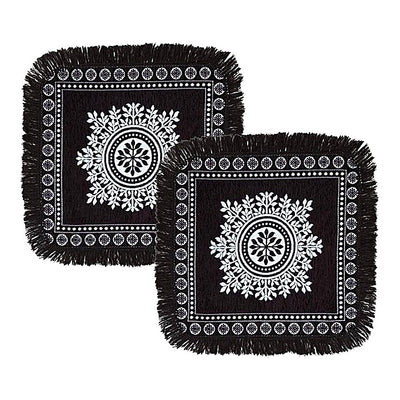 MHF Surya Floor Aasan Mat 04 (Coffee) 56 x 56 cm - Pack of 2 : 1 Unit
