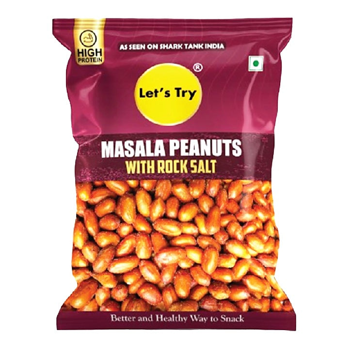 Let's Try Masala Peanuts Wt Rck Slt : 153 g