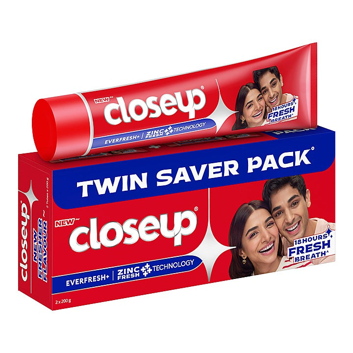 Closeup Twin Saver Pack 18 Hours Fresh Breath : 2 x 200 g