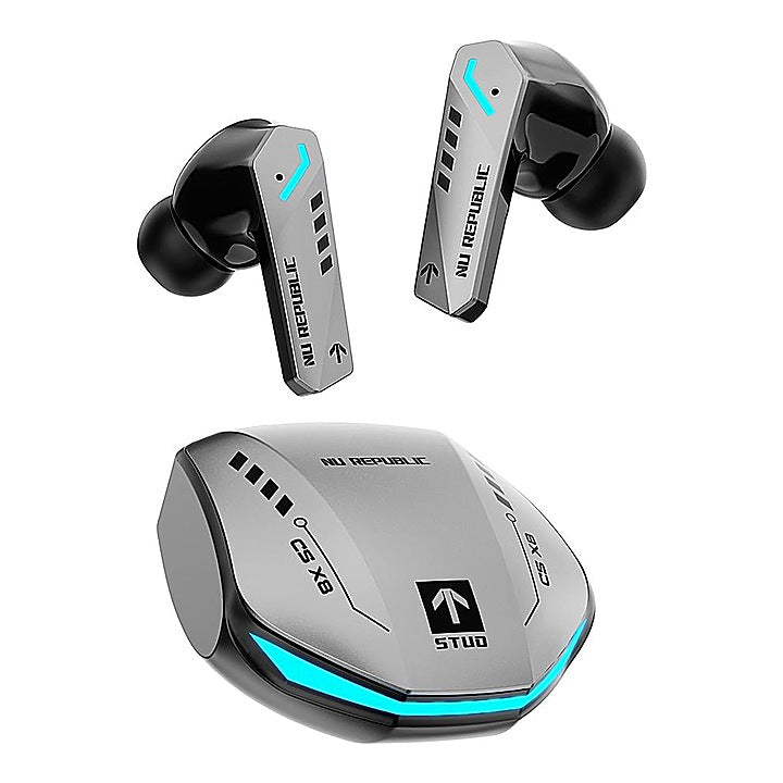 Nu Republic Cyberstud X8 Tws Wireless Earbuds (Silver) : 1 Unit