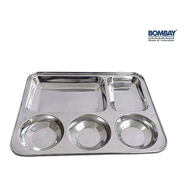 Bombay Kookware Stainless Steel Bhojan Thali : 1 Unit