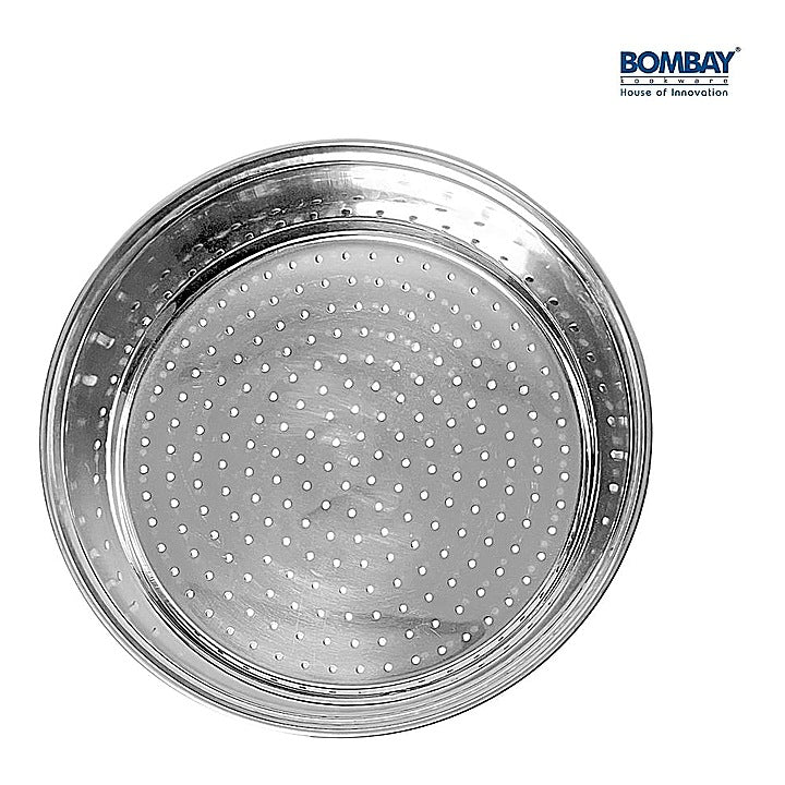 Bombay Kookware Stainless Steel Rice Strainer (24.5 cm) : 1 Unit
