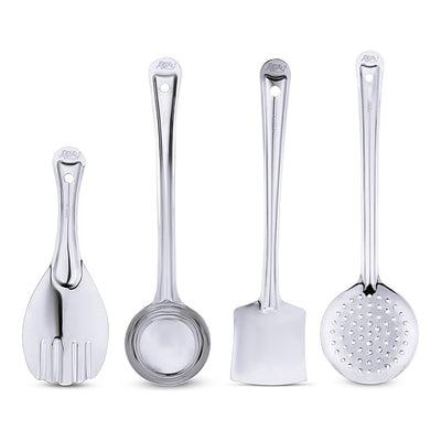 Anjali Stainless Steel Serving Spoon & Ladle - Set of 4 : 1 Unit
