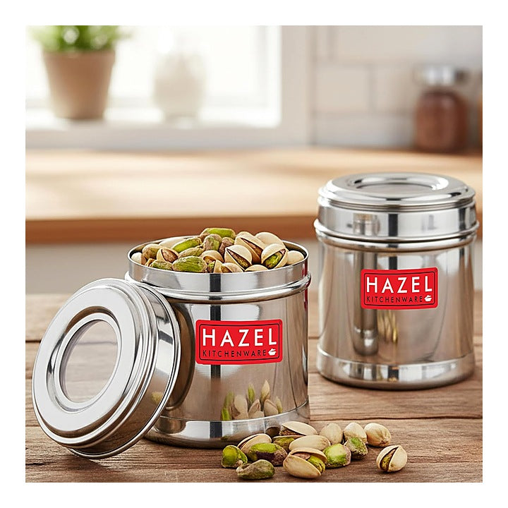 HAZEL Stainless Steel Kitchen Container : 2 N