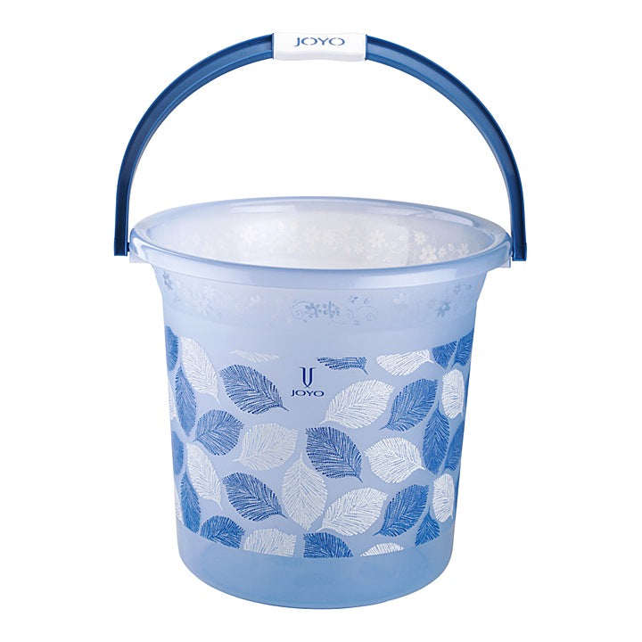 Joyo Petal Printed Designer Bucket (Pleasant Blue) - 25 L : 1 Unit