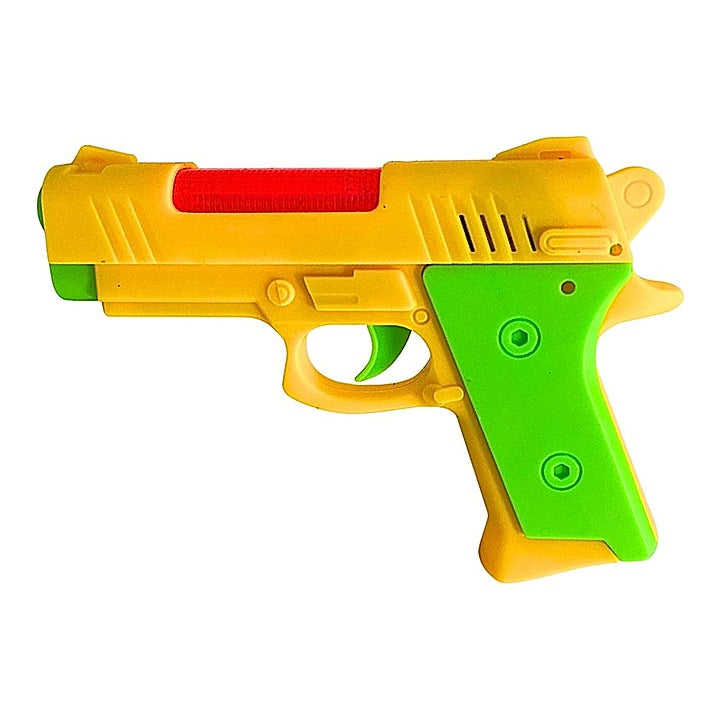 Apex Battery Operated Musical Gun (Yellow) : 1 Unit