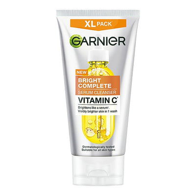 Garnier Bright Complete Vitamin C Serum Cleanser Face Wash : 150 g