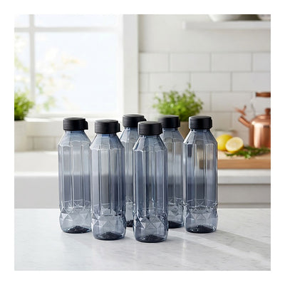 Steelo Apsara Plastic Water Bottle Grey - 900 ml : 6 N