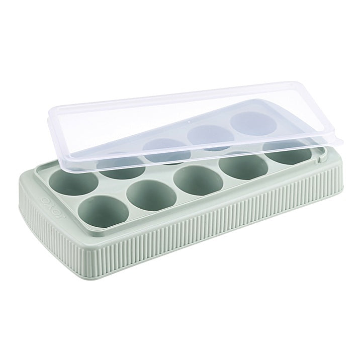Joyo Linea Ice Tray With Lid (Coral Green) : 1 Unit