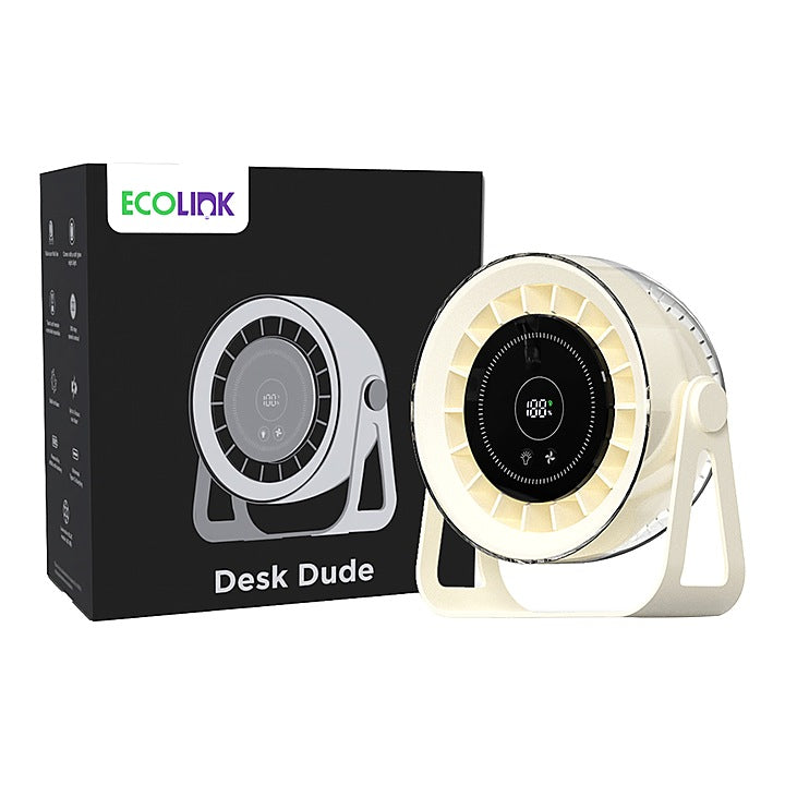 Ecolink By Philips Desk Dude Mini Fan (Beige) : 1 Unit