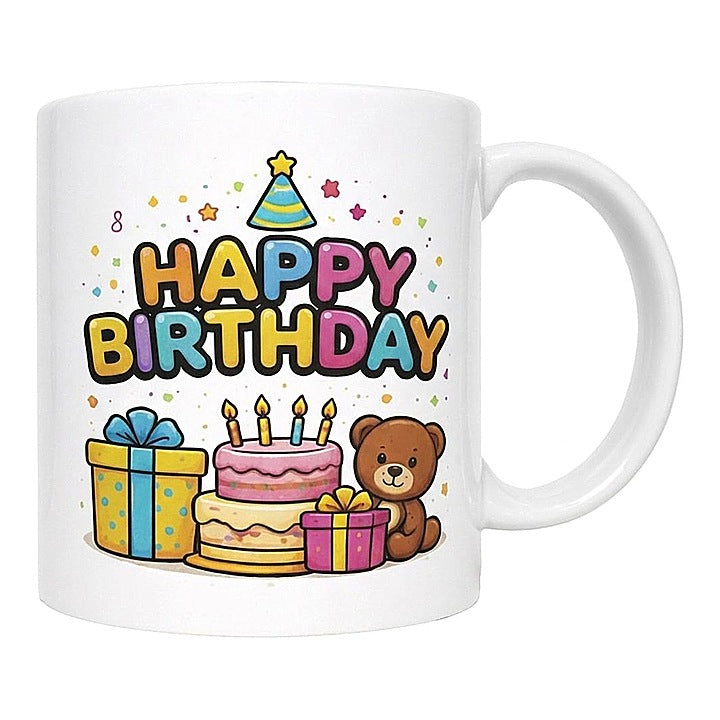 Happy Birthday Coffee Mug By Prahilux - 330 ml : 1 Unit