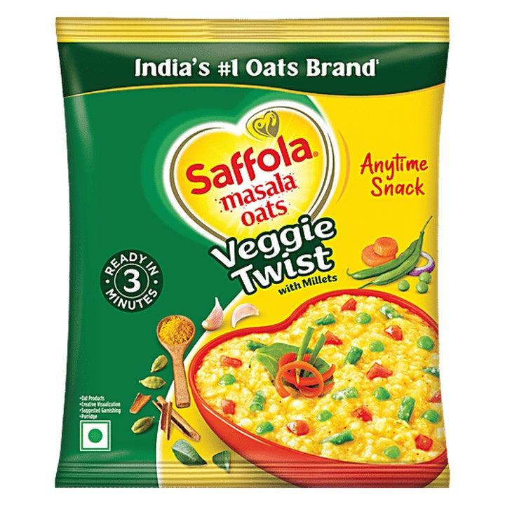 Saffola Veggie Twist Masala Oats (38 g)