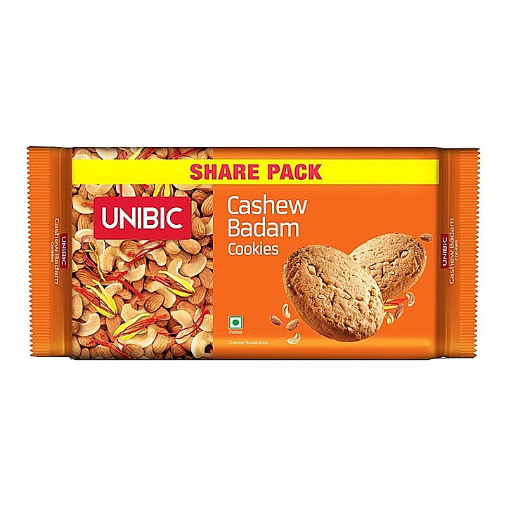 Unibic Cashew Badam Cookies (5 U x 97 g) : 485 g