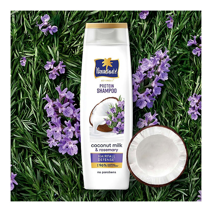 Parachute Advansed Coconut Milk & Rosemary Protein Shampoo : 340 ml