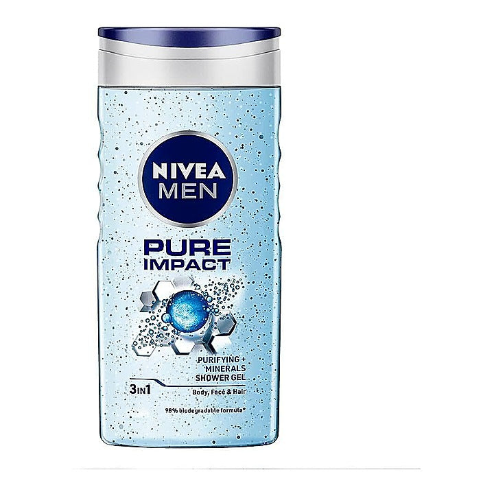 Nivea Men Pure Impact Shower Gel : 250 ml