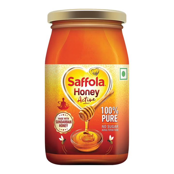 Saffola Honey Glass Jar : 500 g
