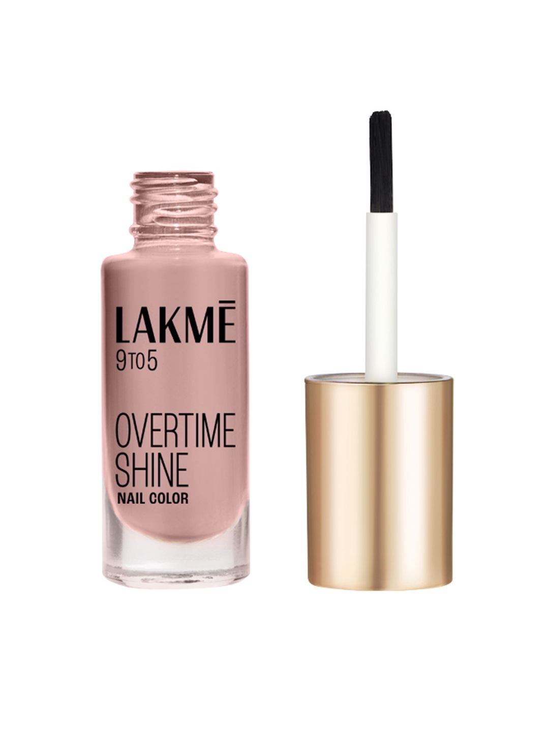 Lakme 9to5 Overtime Shine Glossy Long Lasting & Quick Dry Nail Color 6ml - Apple Blossom