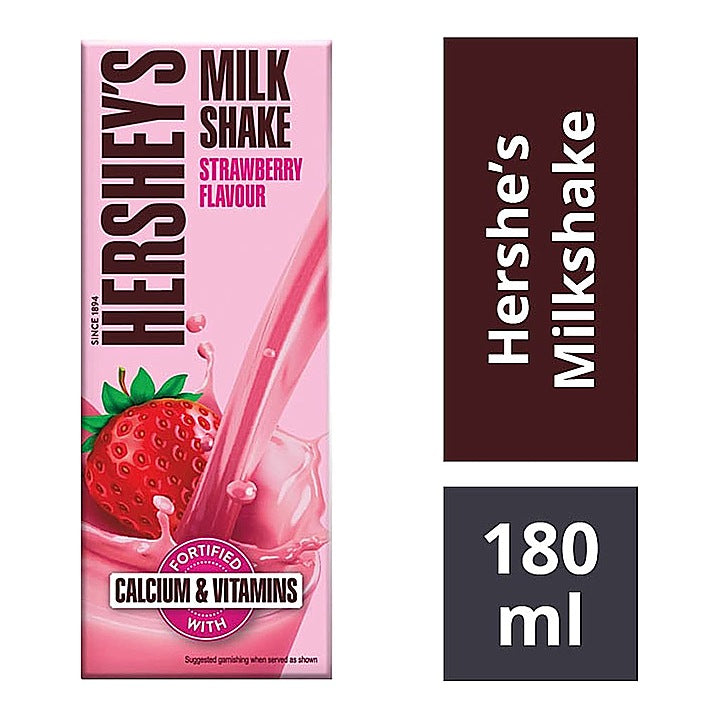 Hershey's Milkshake Strawberry Flavour : 180 ml