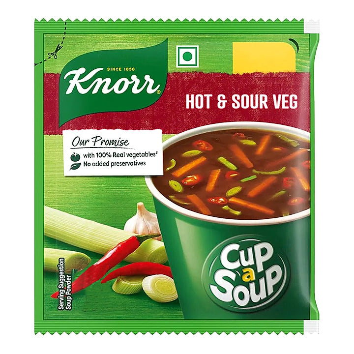 Knorr Hot & Sour Veg Cup-A-Soup : 10.5 g