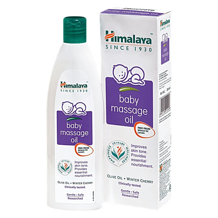 Himalaya Baby Massage Oil - With Olive Oil & Winter Cherry (50 ml)
