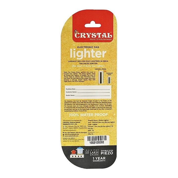 Crystal Electric Gas Lighter :1 Unit