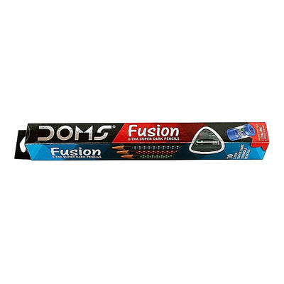 Doms Fusion X-Tra Super Dark Pencil : 10 Pieces