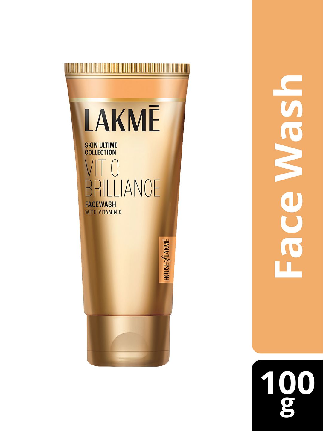 Lakme Vitamin C Brilliance Facewash with Vitamin C for Brighter Skin - 100g