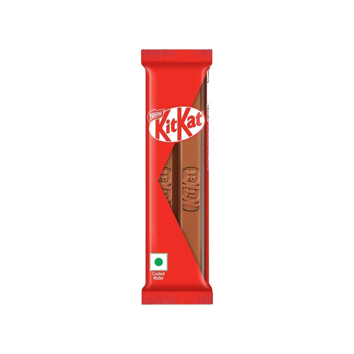 Nestlé KitKat 2F, Choco-Coated Wafer Bar, 22.1g/ 18.5g (Weight May Vary) | 2 Finger Choco-Coated Wafer Bar, Crispy Wafer Layers, Your perfect on - the - go break