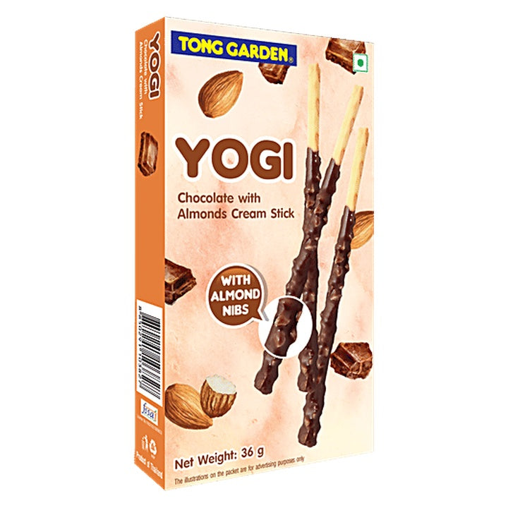 Tong Garden Yogi Chocolate with Almonds Cream Stick (36 g)