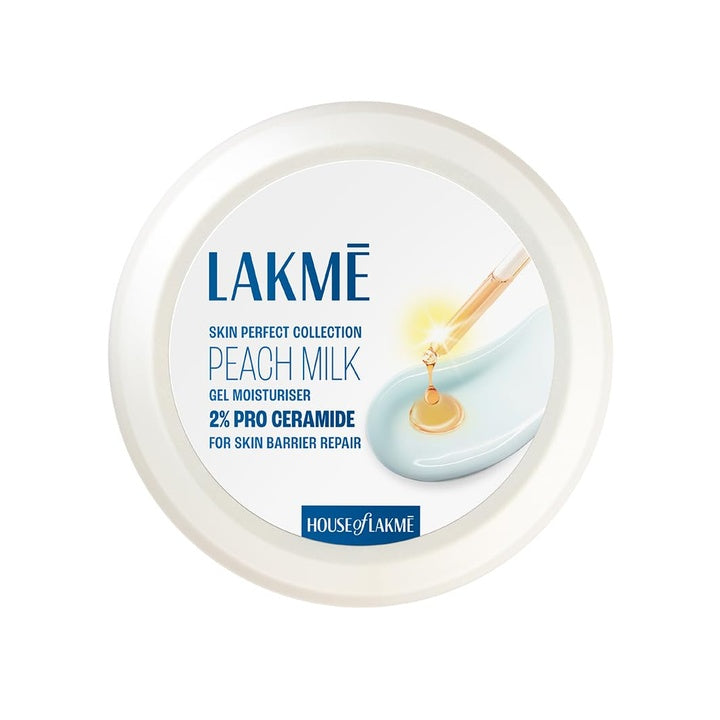 Lakme Peach Milk Pro Ceramide Moisturizer with Vitamin E for Deep Moisturizing and Skin Strengthening | With Skin Conditioner| For Dry, Normal & Sensitive 200gm (1 Count)