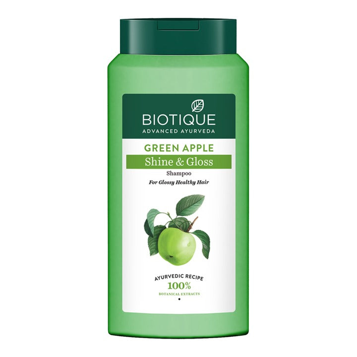 Biotique Green Apple Shine & Gloss Shampoo & Conditioner : 340 ml