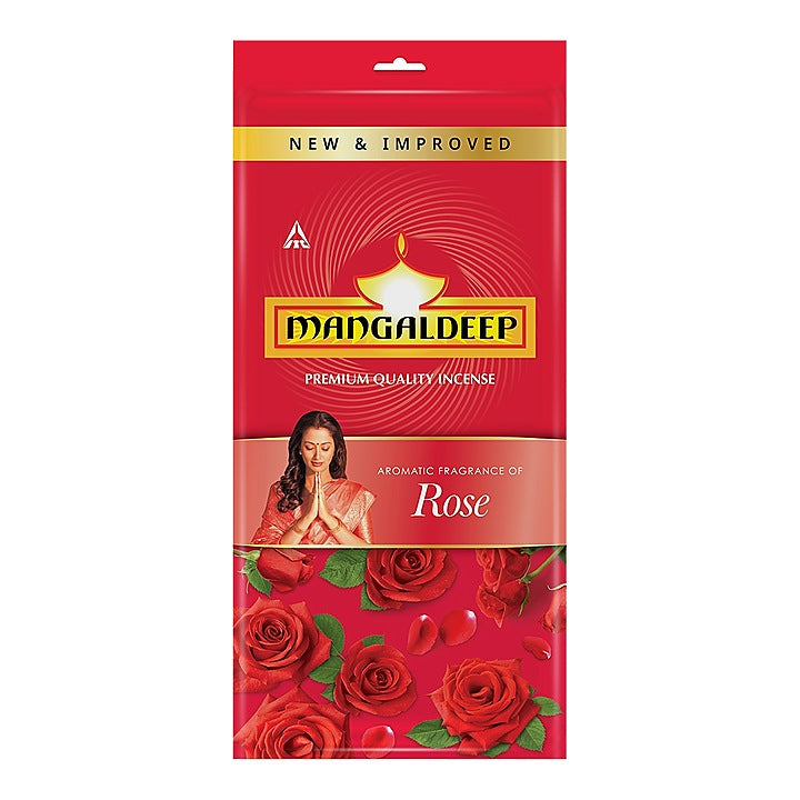Mangaldeep Rose Pooja Agarbatti : 125 g