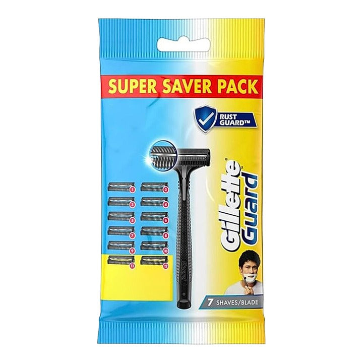 Gillette Guard : 1 Razor + 12 Cartridges
