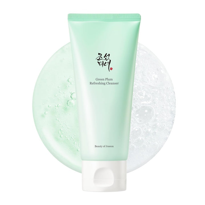 Beauty of Joseon Green Plum Refreshing Cleanser (100ml) | Deep Pore Cleansing, Gentle Facial Cleanser for Acne-Prone Skin