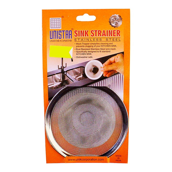 Unistar Stainless Steel Sink Strainer : 1 Unit