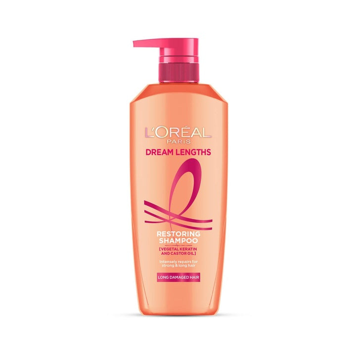 L'Oreal Paris Shampoo, Nourish, Repair & Shine, For Long and Lifeless Hair, Dream Lengths, 1l