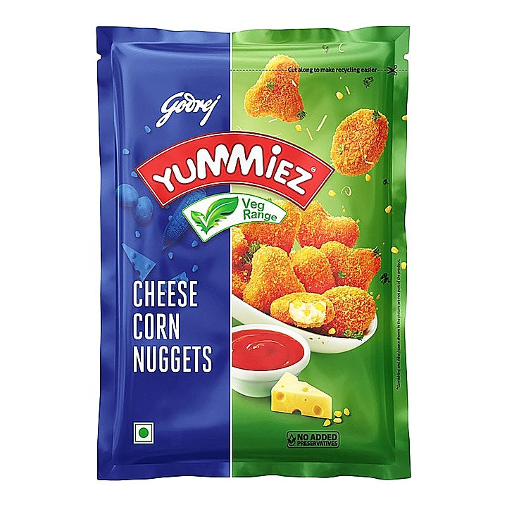 Godrej Yummiez Cheese Corn Nuggets : 400 g